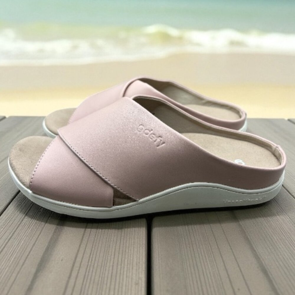 Gravity Defyer G-Defy Taupe Veltal Sandal - Size 9 M